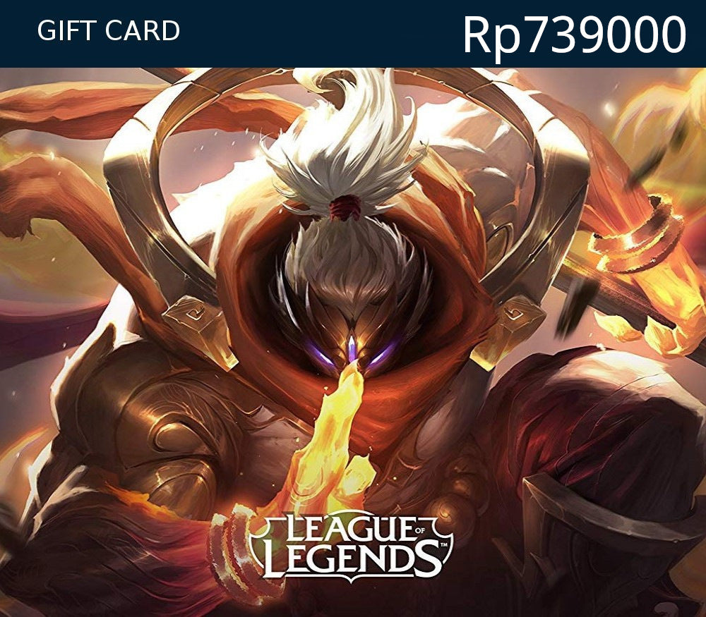 League of Legends IDR 739000 Prepaid RP Card ID