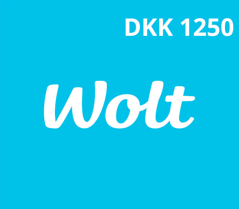 Wolt DKK 1250 Gift Card DK