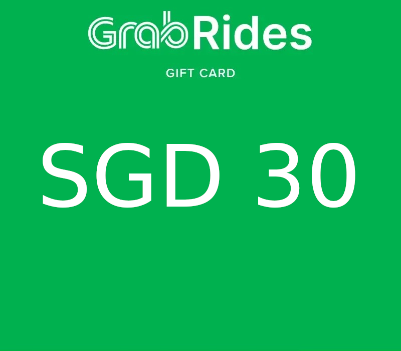 Grab Rides SGD 30 Gift Card SG