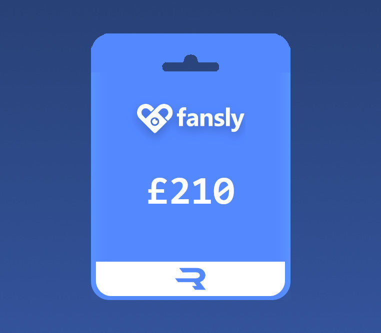 Rewarble Fansly GBP 210 Gift Card