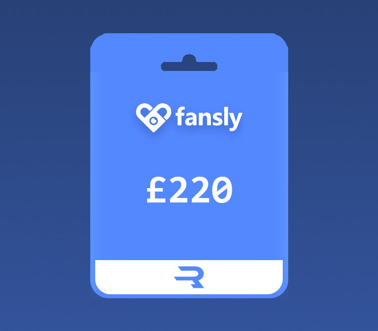 Rewarble Fansly GBP 220 Gift Card