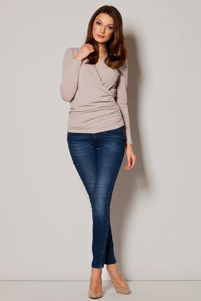 Pull femme Figl Chandail Chandail — beige