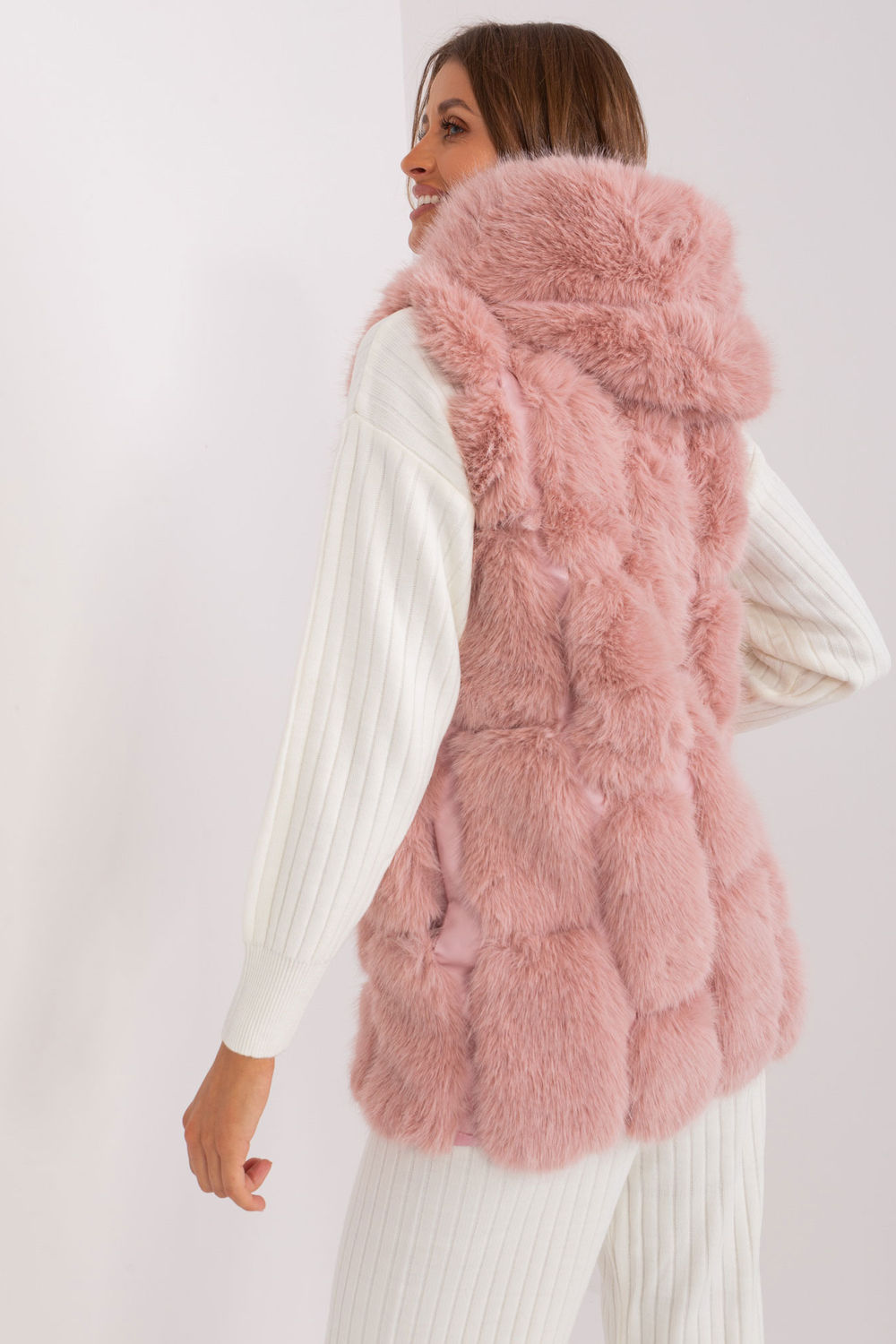 Gilet femme AT — rosé