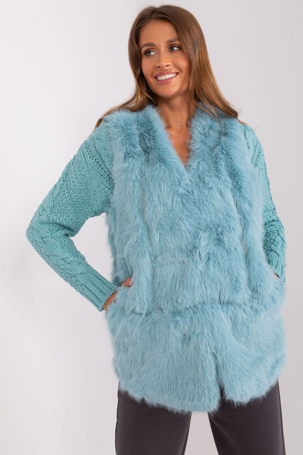 Gilet femme AT — vert