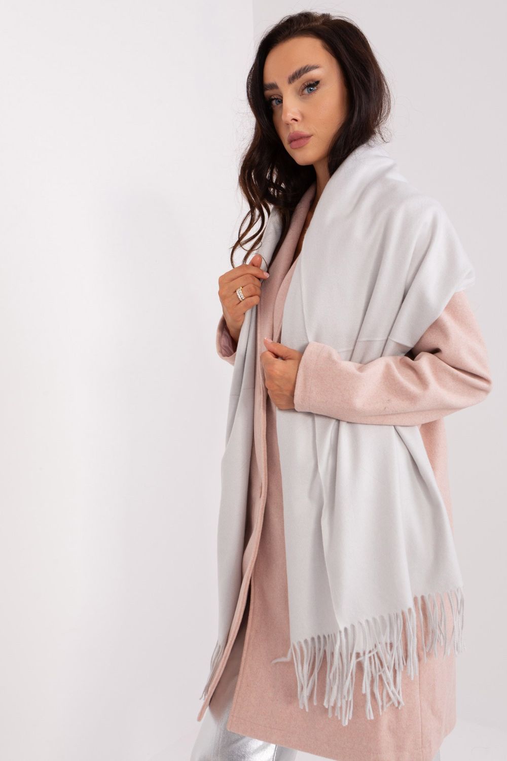 Châle femme AT — gris