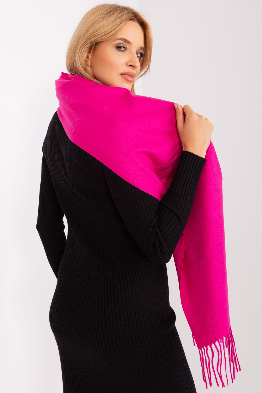 Châle femme AT — rosé
