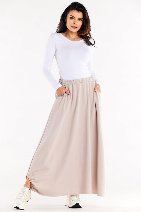 Jupe femme Infinite You Longue Longue — beige