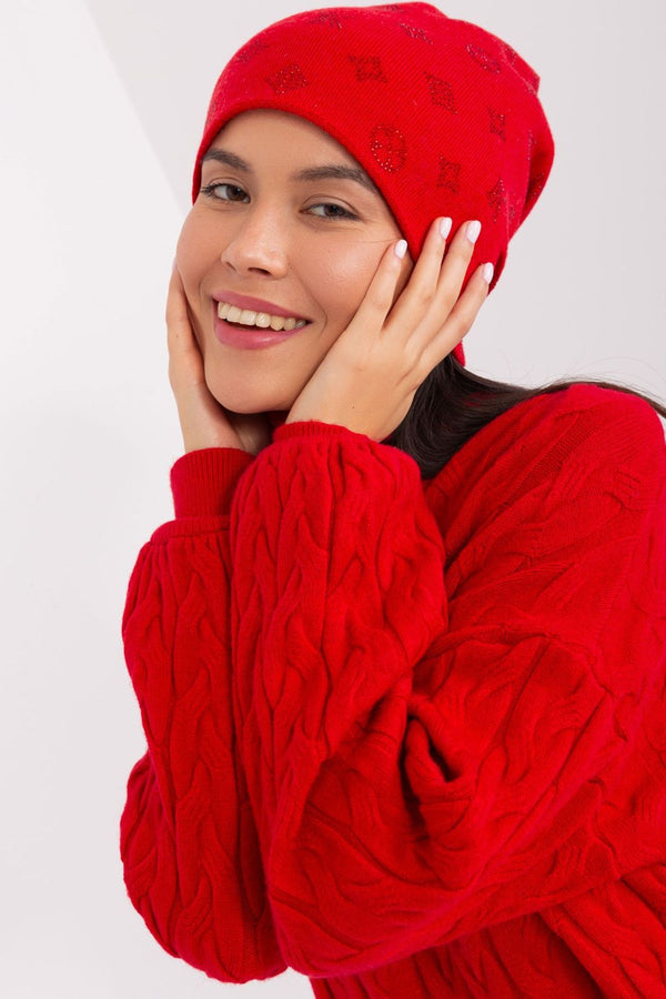 Bonnet femme AT — rouge