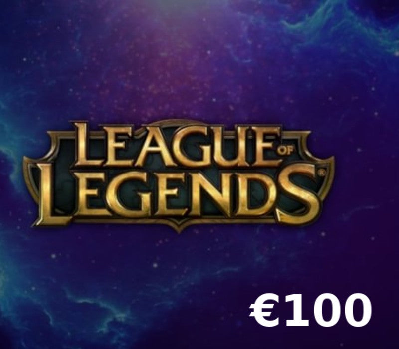 League of Legends 100 EUR Prepaid RP Card