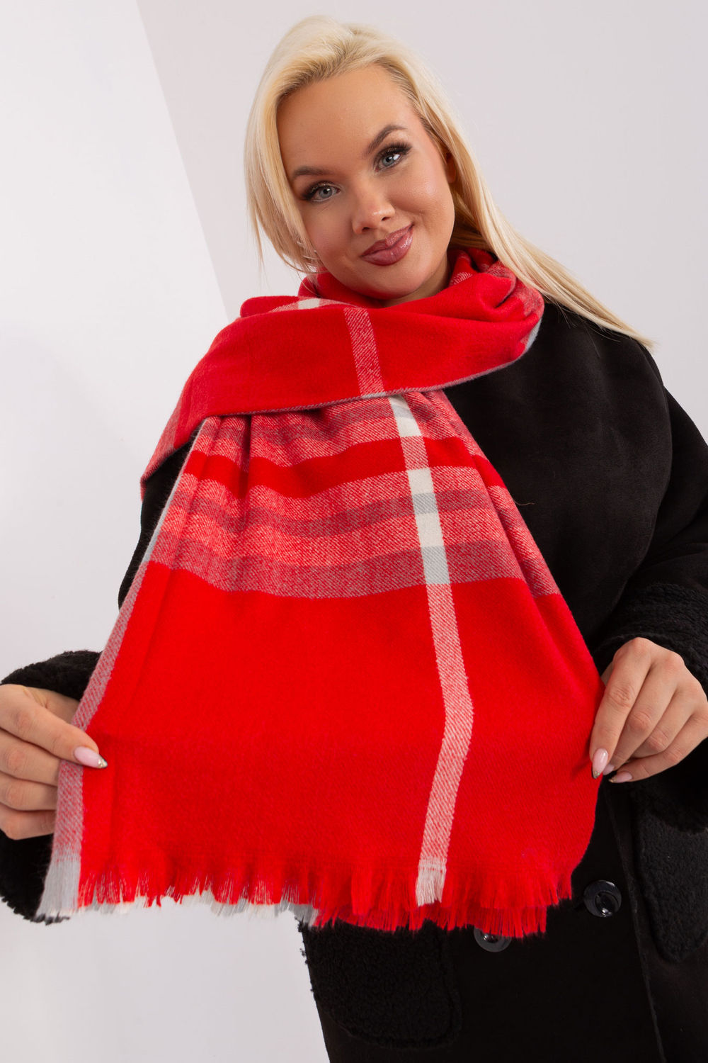 Châle femme AT — rouge