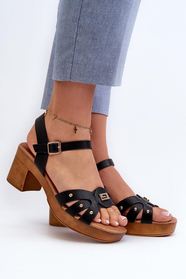 Sandales femme Step in style À Talons À — noir