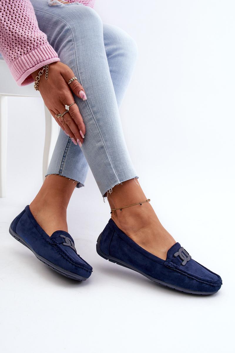 Moccasins femme Step in style — bleu marine