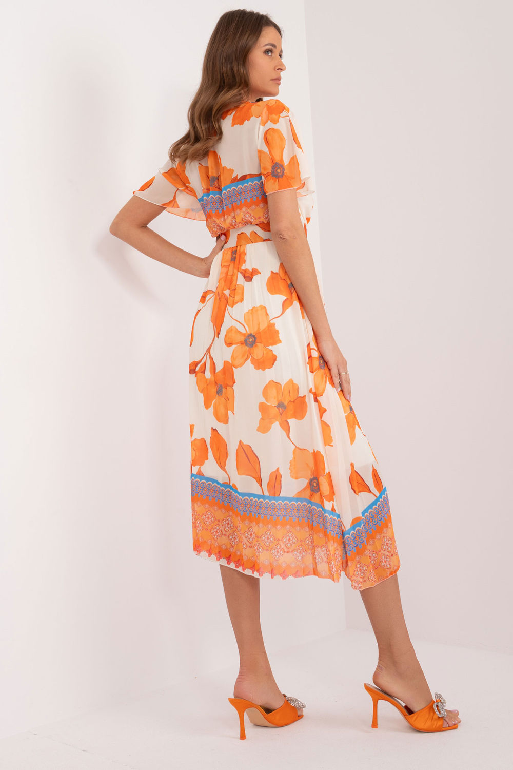 Robe femme Italy Moda De Jour De — orange