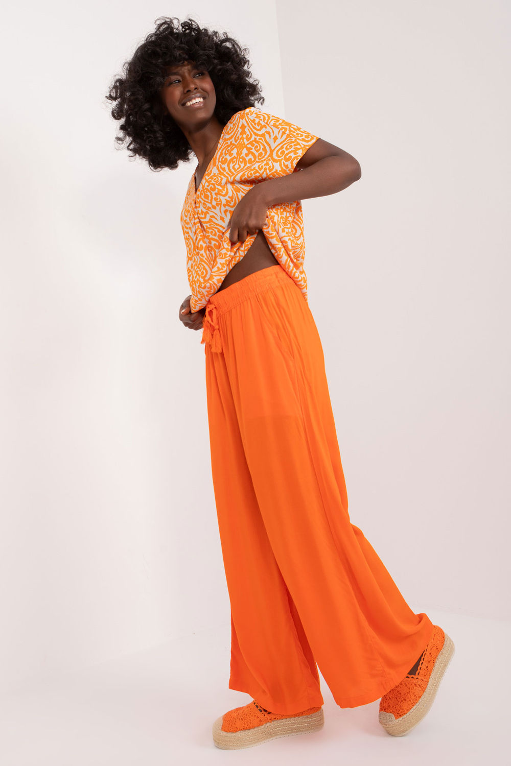 Chaussures à talons femme Sublevel Pantalon Pantalon — orange