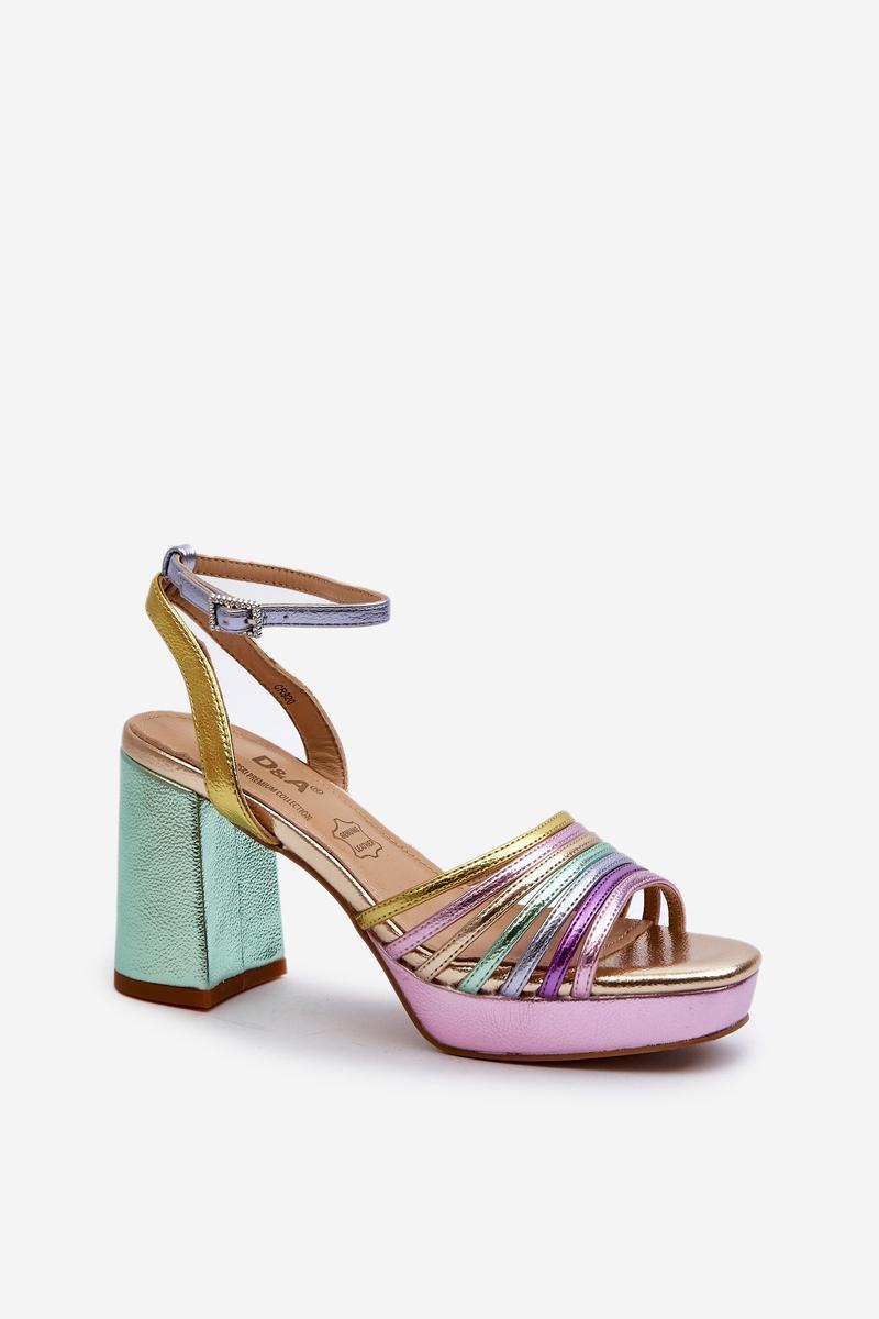 Sandales femme Step in style À Talons À — multicouleur