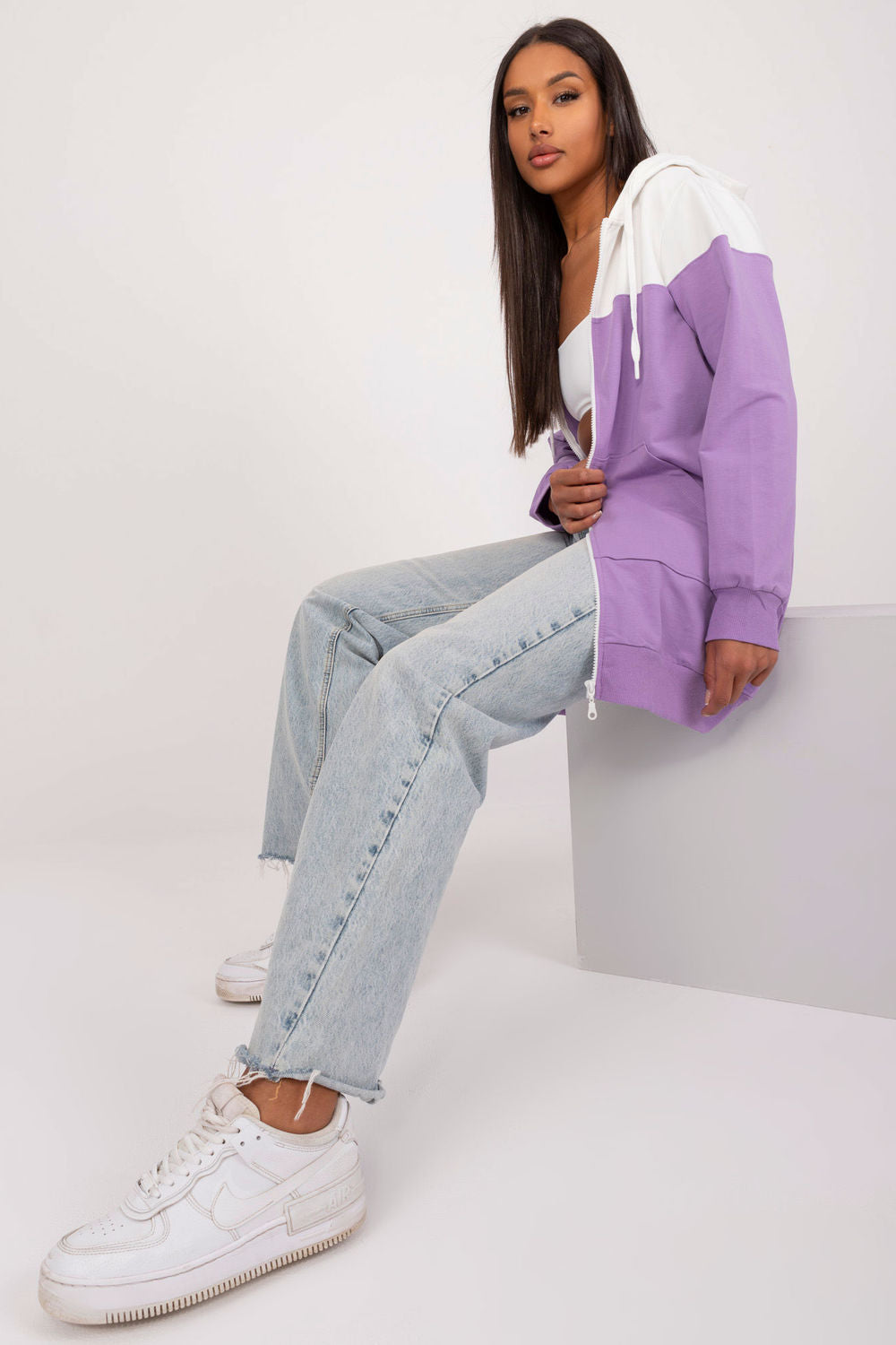 T-shirt femme Relevance Sweatshirt Sweatshirt — violet