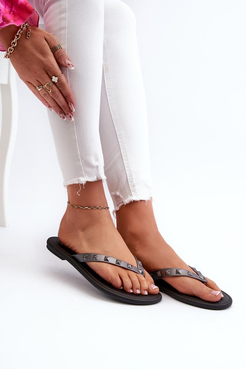 Sandales femme Step in style Tongs Tongs — gris