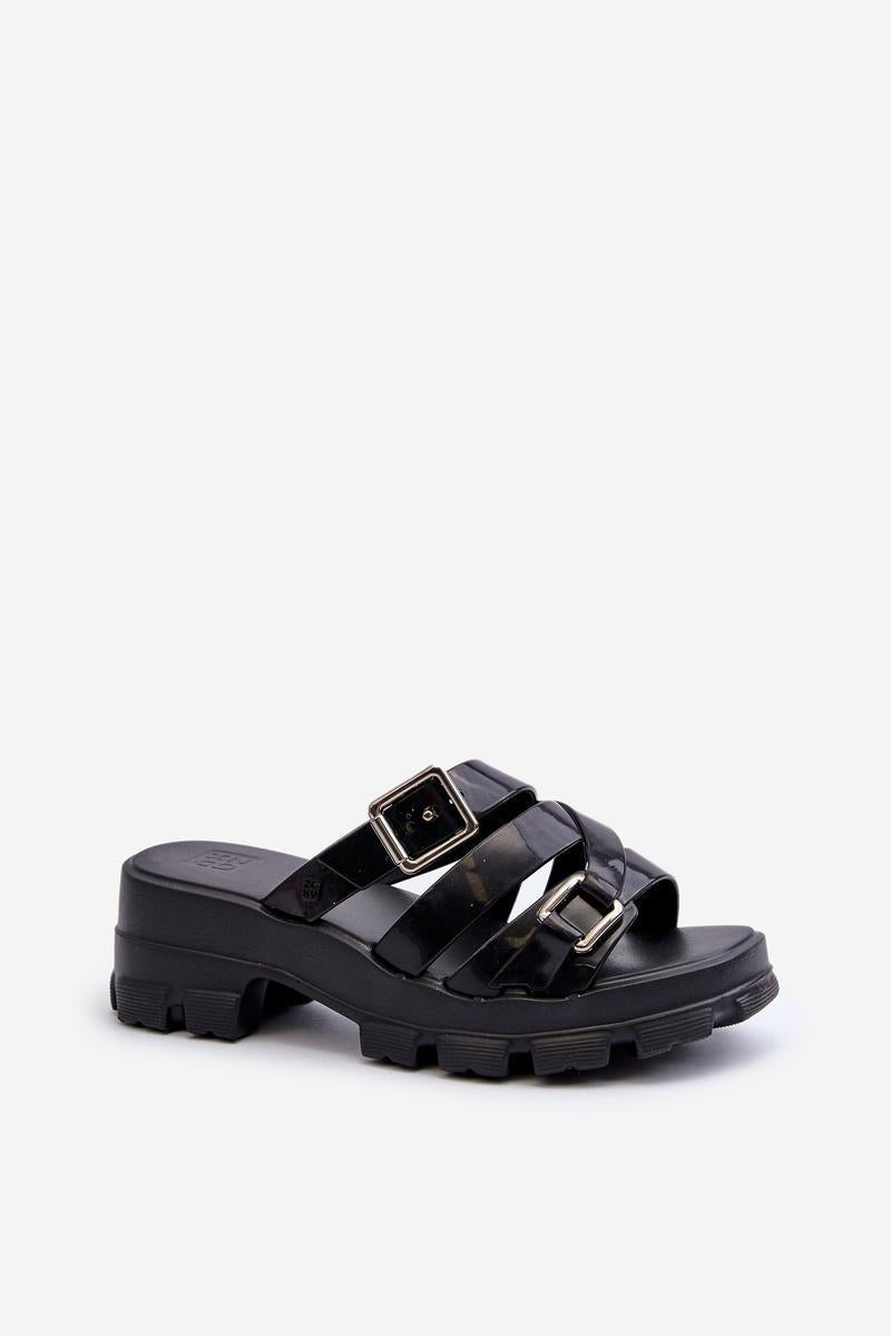 Sandales femme Step in style Clacquettes Clacquettes — noir