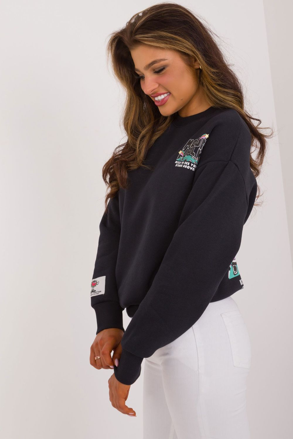 T-shirt femme Sublevel Sweatshirt Sweatshirt — bleu marine