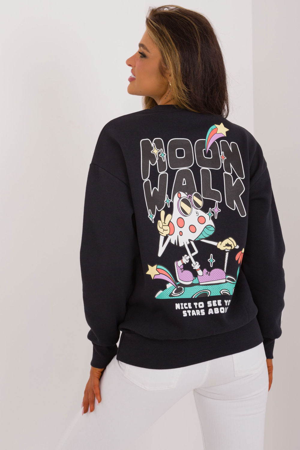 T-shirt femme Sublevel Sweatshirt Sweatshirt — bleu marine