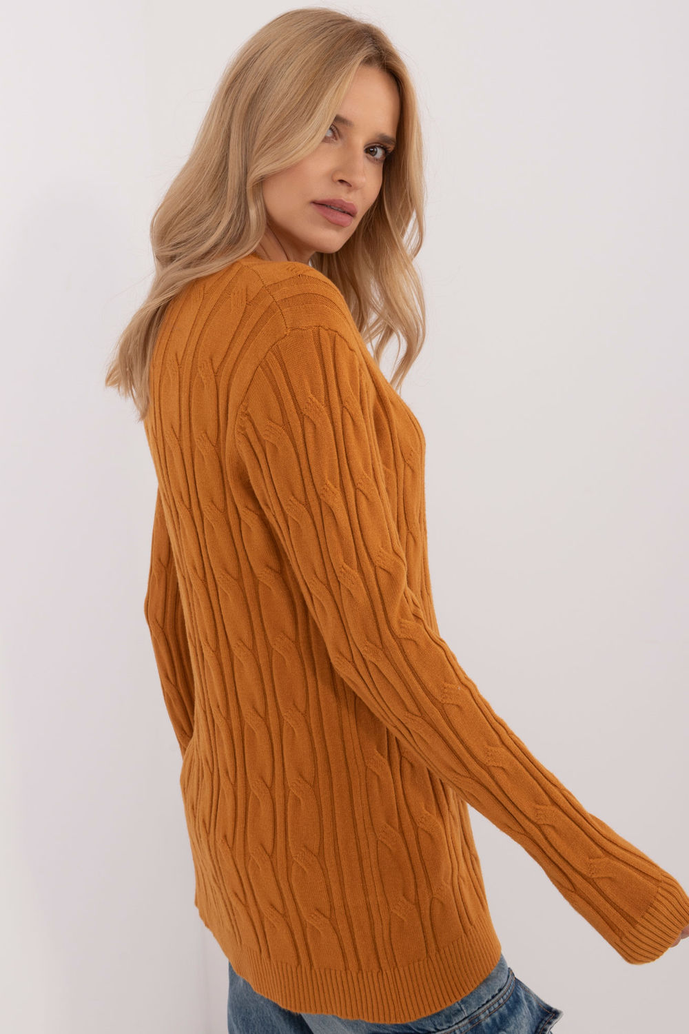 Pull femme AT Chandail Chandail — jaune
