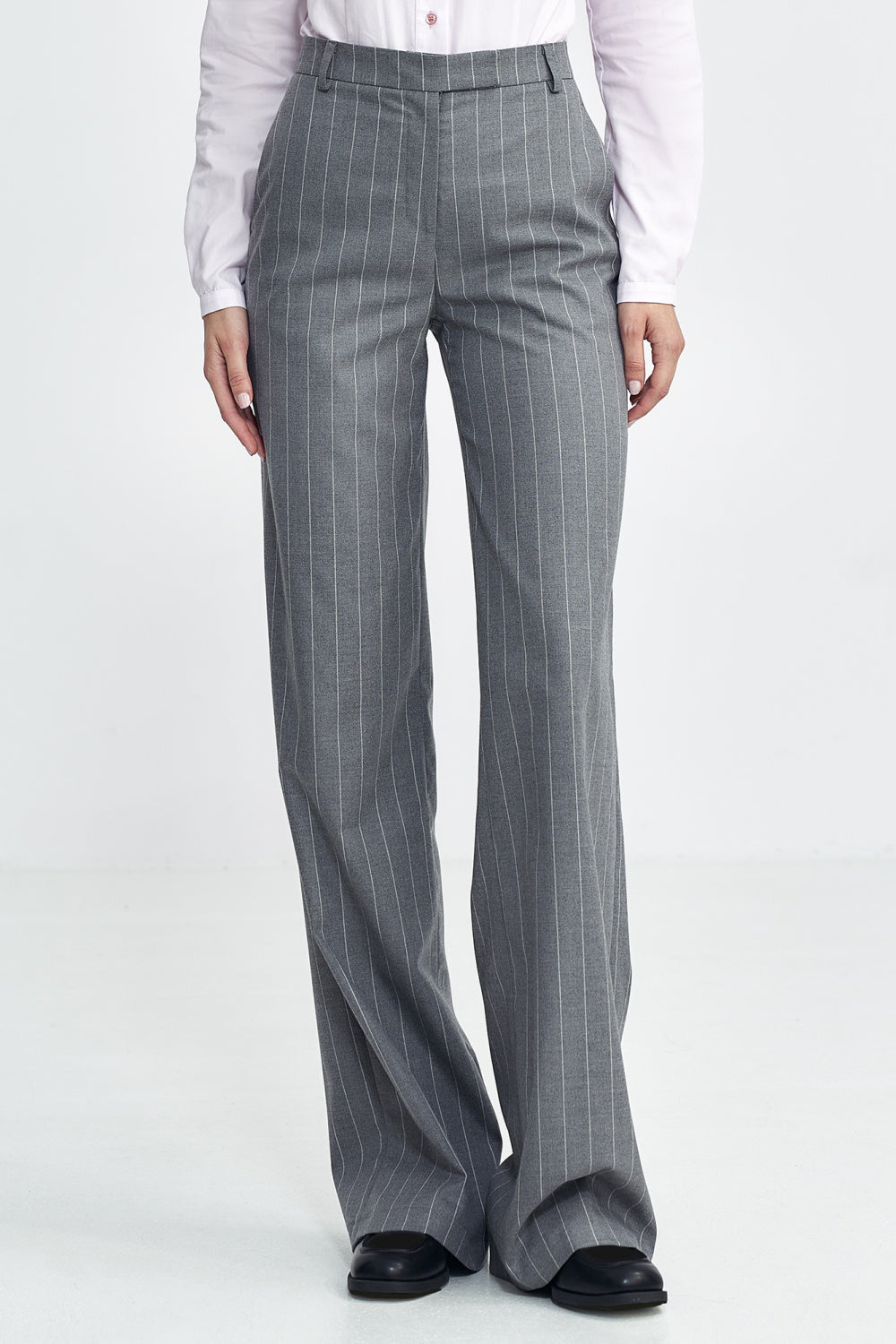 Chaussures à talons femme Nife Pantalon Long Pantalon — gris