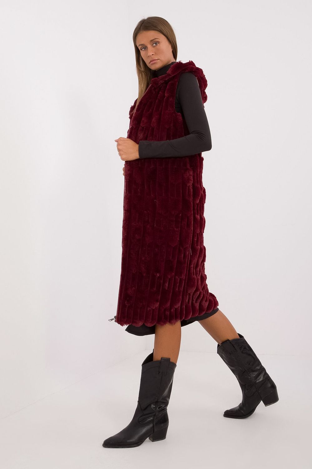 Gilet femme AT — rouge