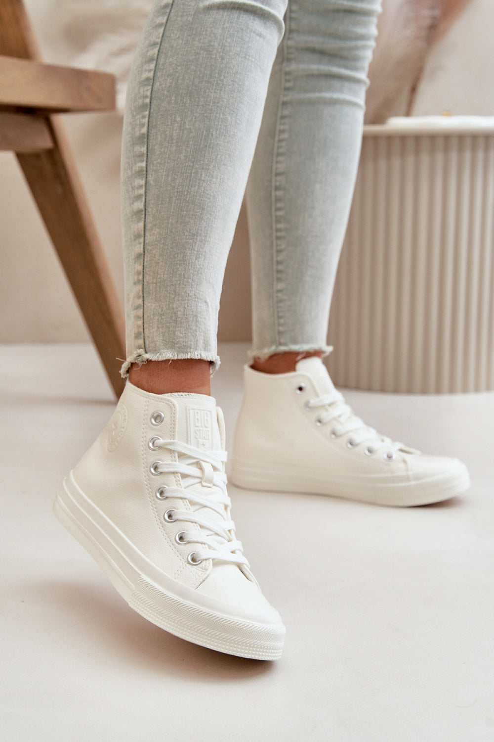 Baskets femme Step in style — blanc