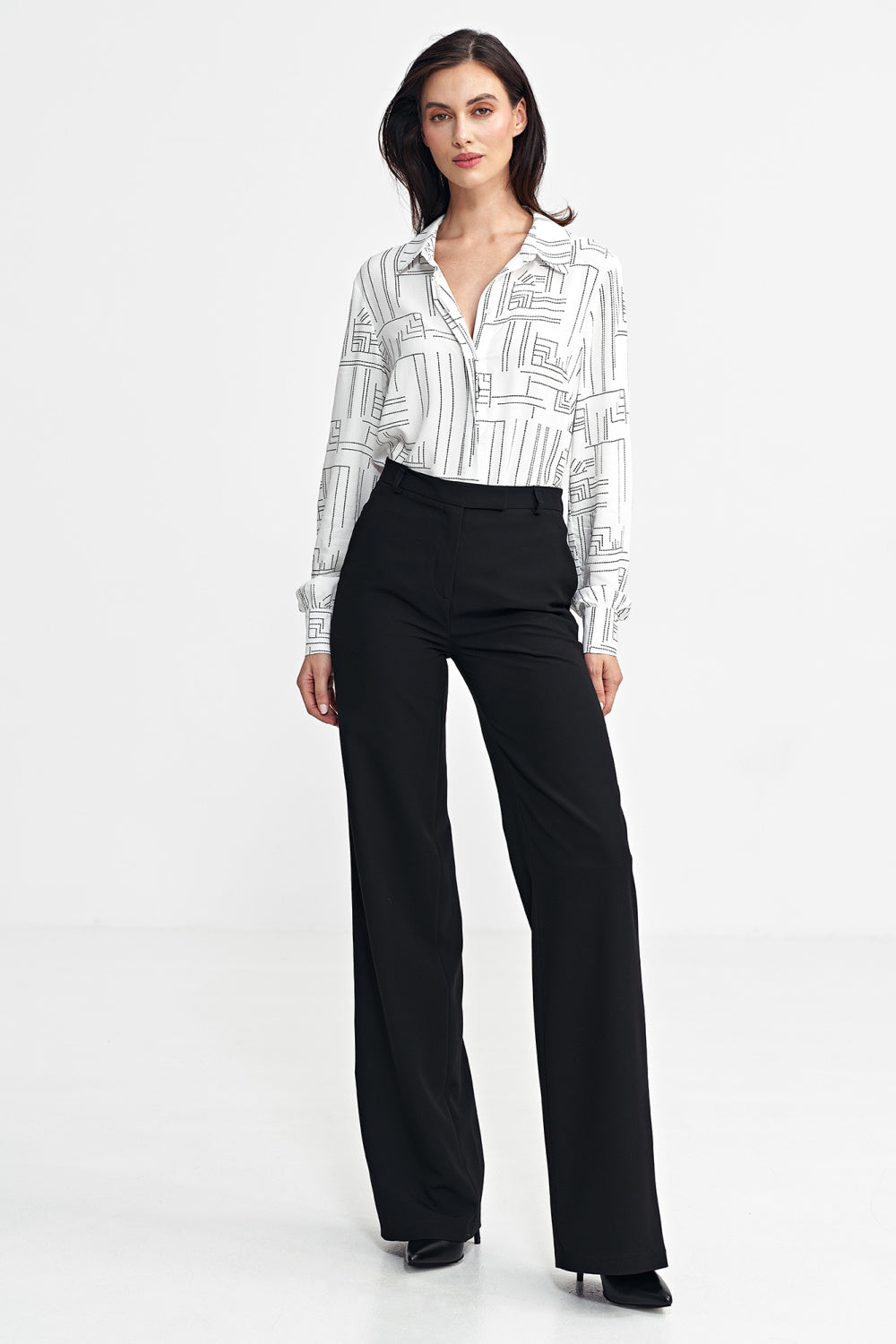 Chaussures à talons femme Nife Pantalon Long Pantalon — noir
