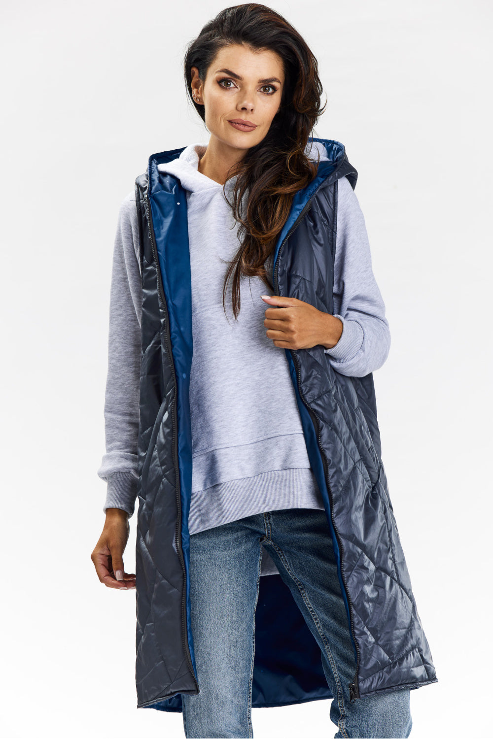 Gilet femme awama — bleu marine