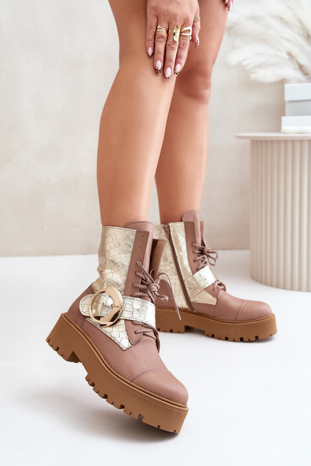Bottes femme Step in style Bootie Bootie — beige