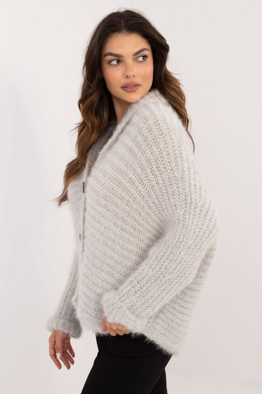 Cardigan femme Och Bella — gris