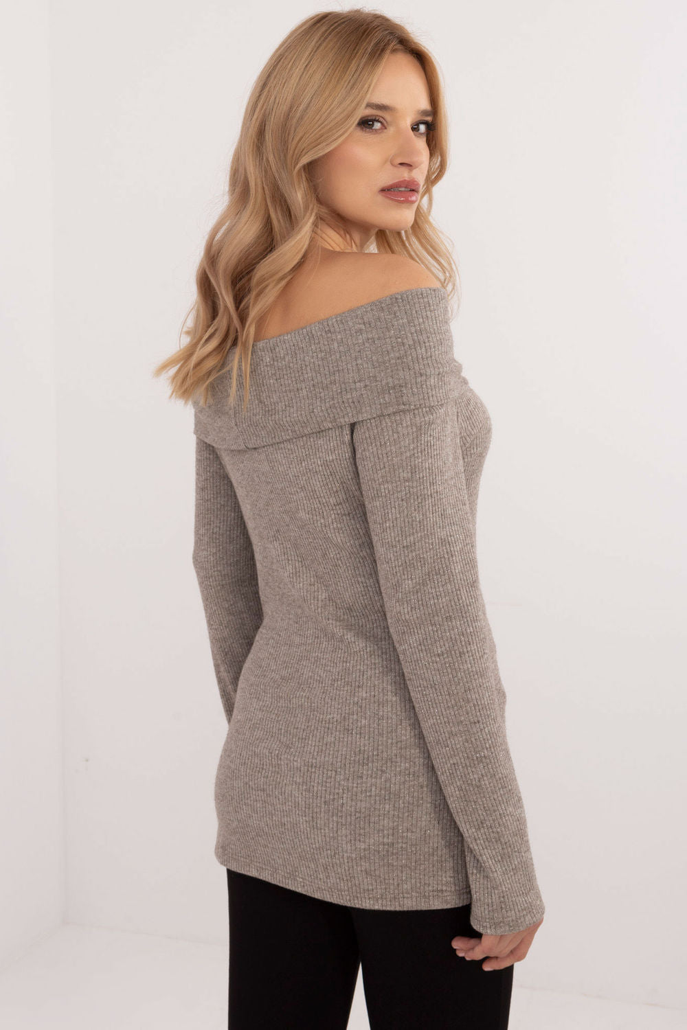 Pull femme Italy Moda Chandail Chandail — beige