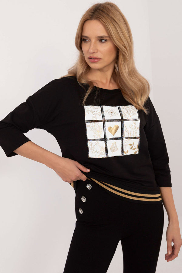 Blouse femme Factory Price Chemisier Chemisier — noir