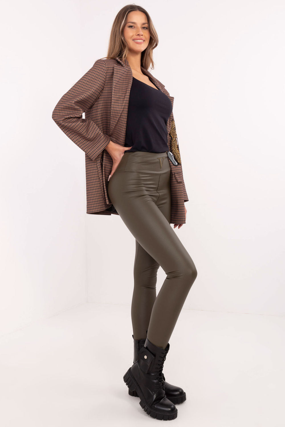 Chaussures à talons femme NM Leggings Longues Leggings — vert