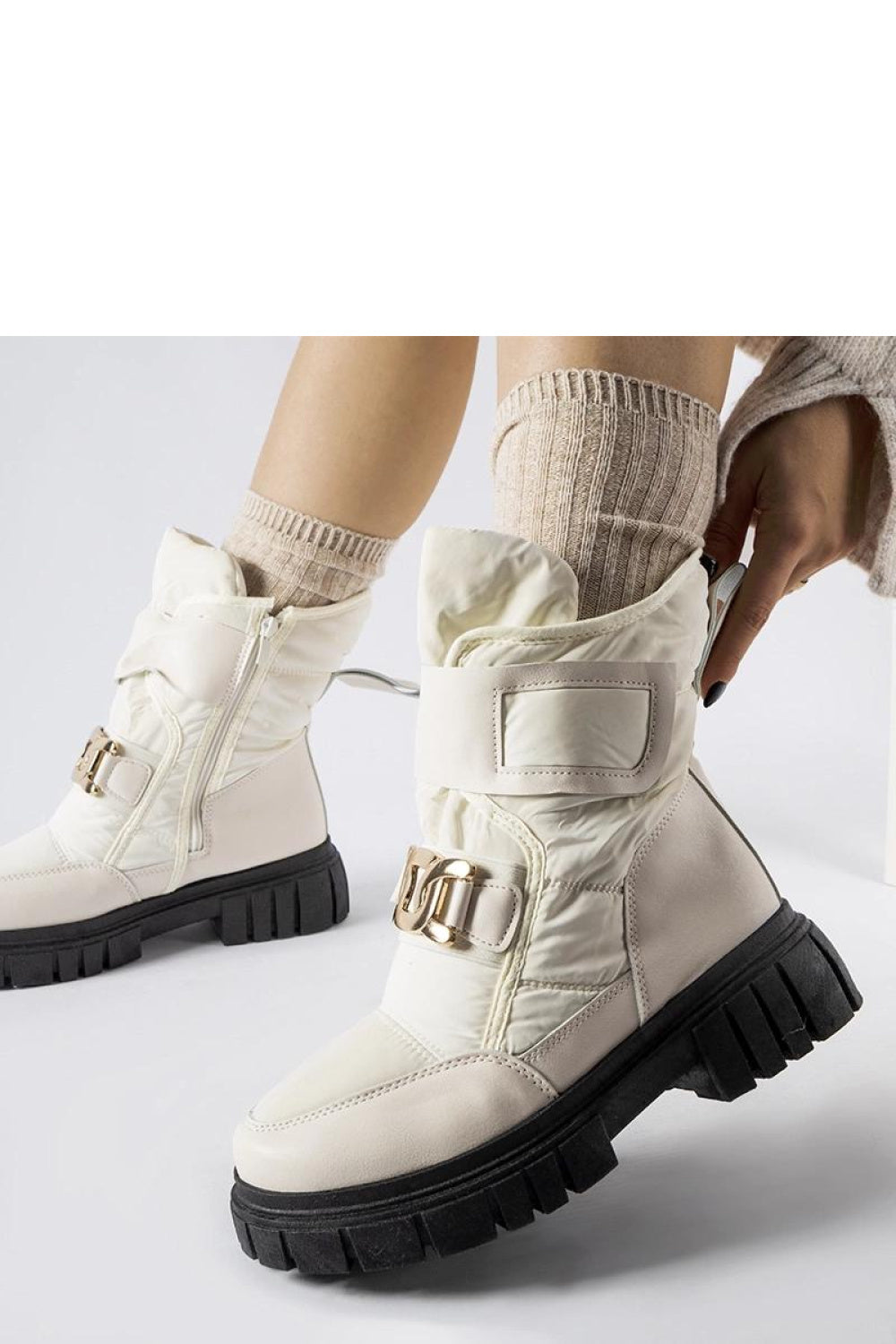 Bottes femme Solea De Neige De — beige