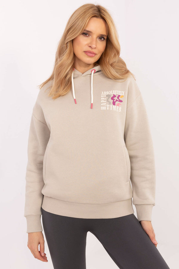 T-shirt femme Sublevel Sweatshirt Sweatshirt — beige