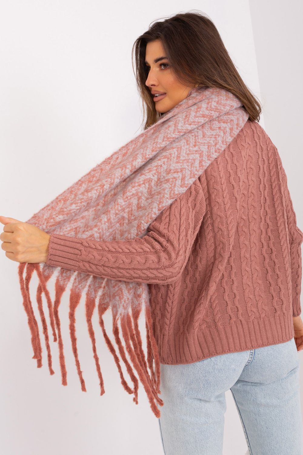 Châle femme AT — orange
