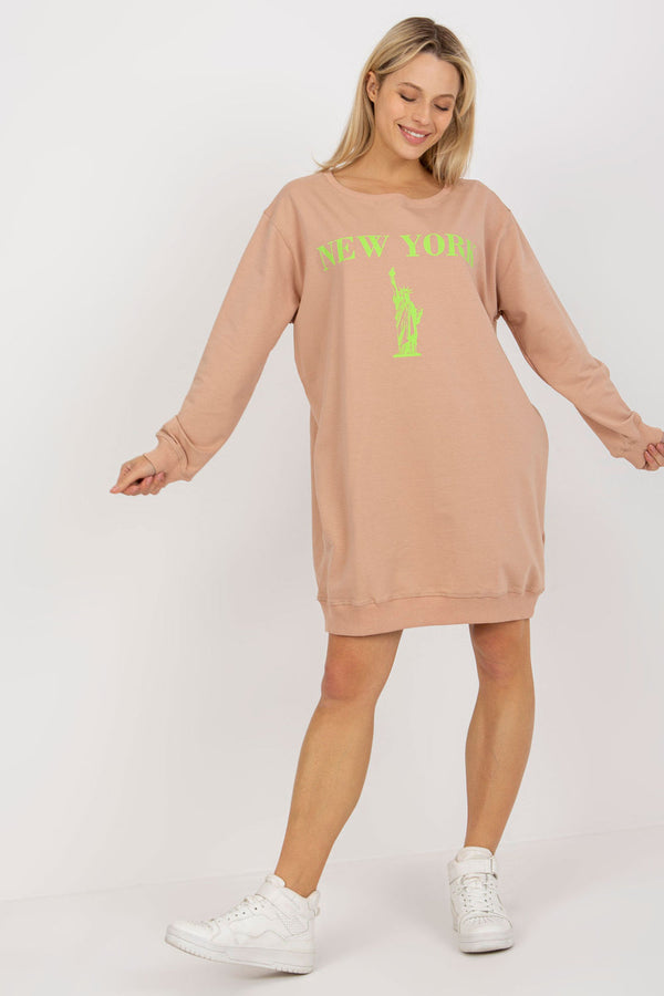T-shirt femme Factory Price Sweatshirt Sweatshirt — beige