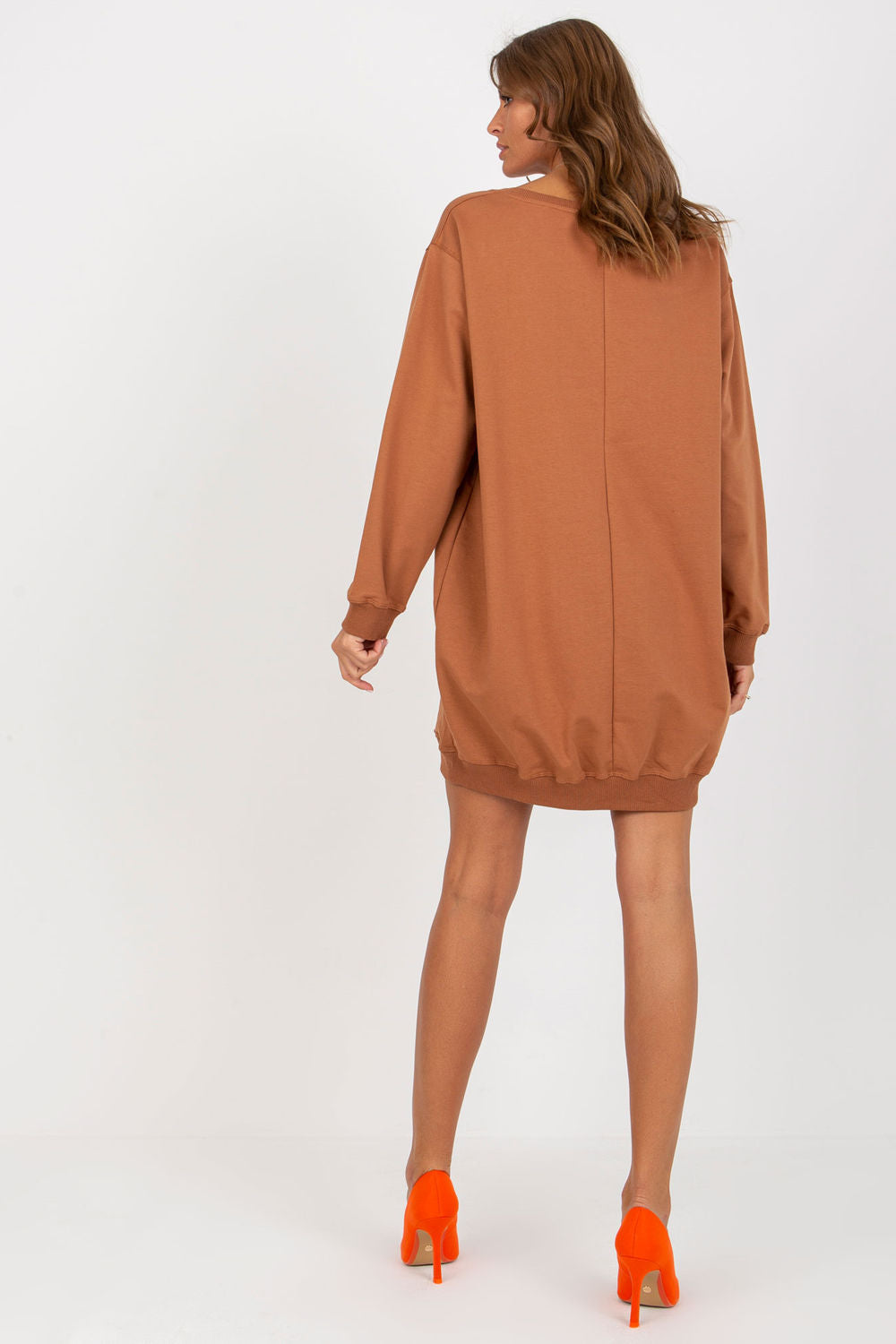 T-shirt femme Factory Price Sweatshirt Sweatshirt — brun