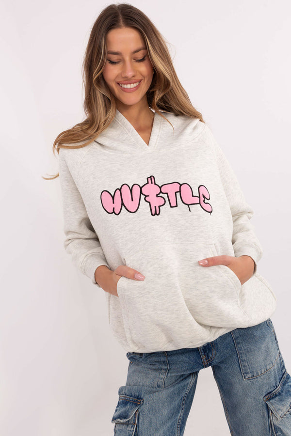 T-shirt femme Factory Price Sweatshirt Sweatshirt — gris
