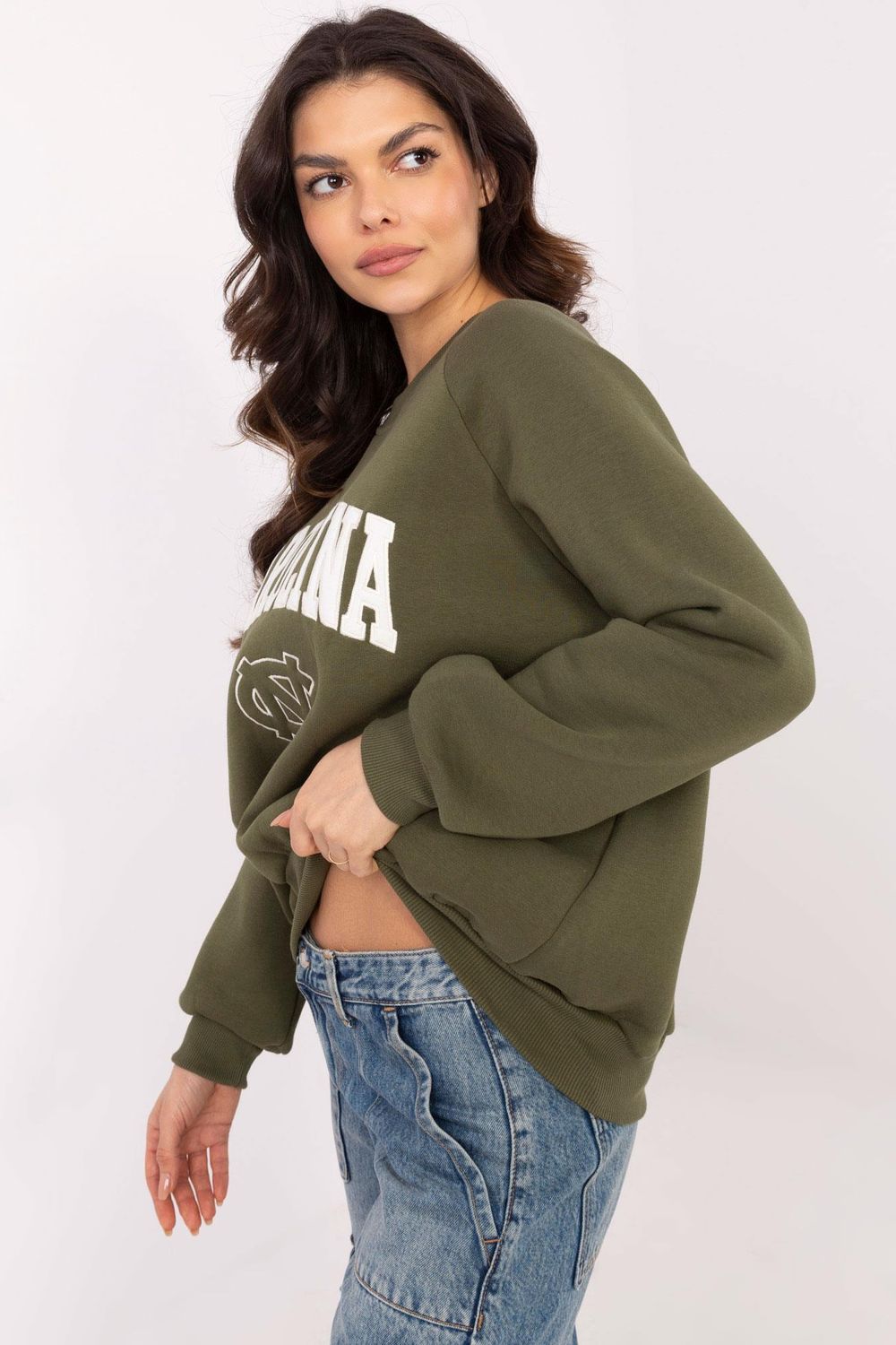 T-shirt femme Factory Price Sweatshirt Sweatshirt — vert