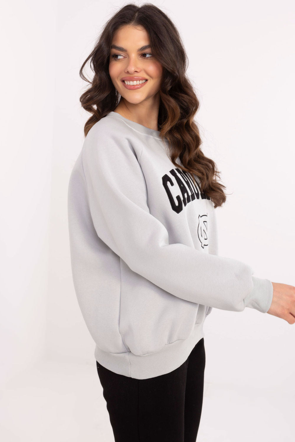 T-shirt femme Factory Price Sweatshirt Sweatshirt — gris