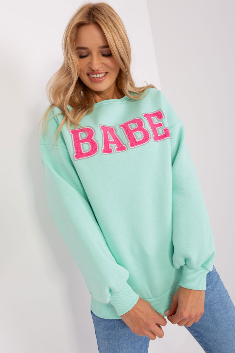 T-shirt femme Factory Price Sweatshirt Sweatshirt — vert
