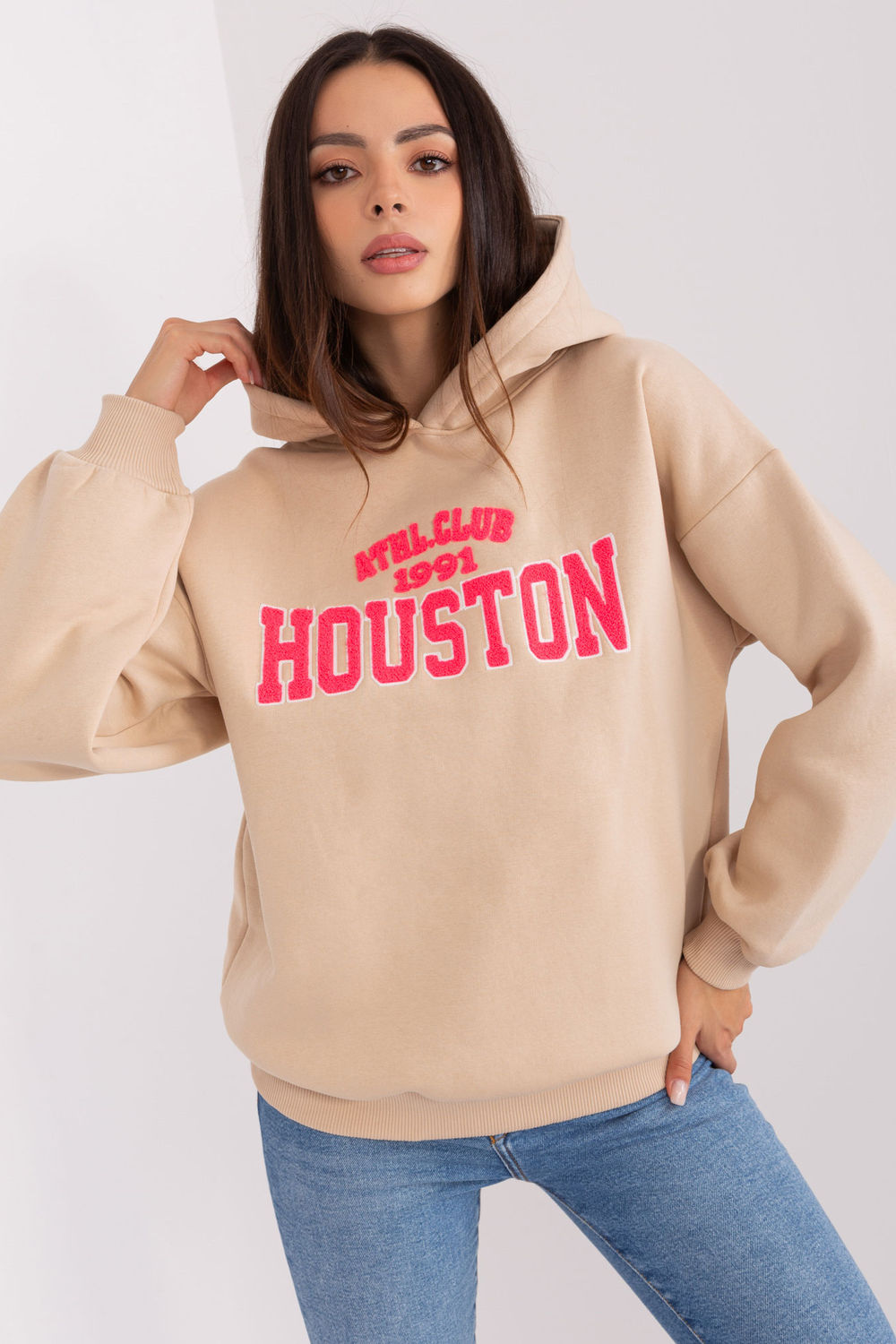T-shirt femme Factory Price Sweatshirt Sweatshirt — beige