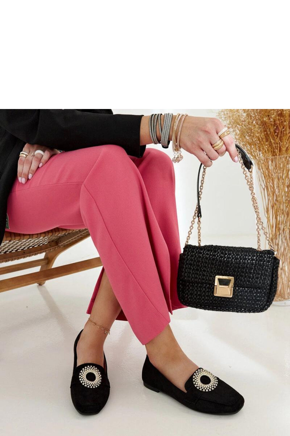Moccasins femme Solea — noir