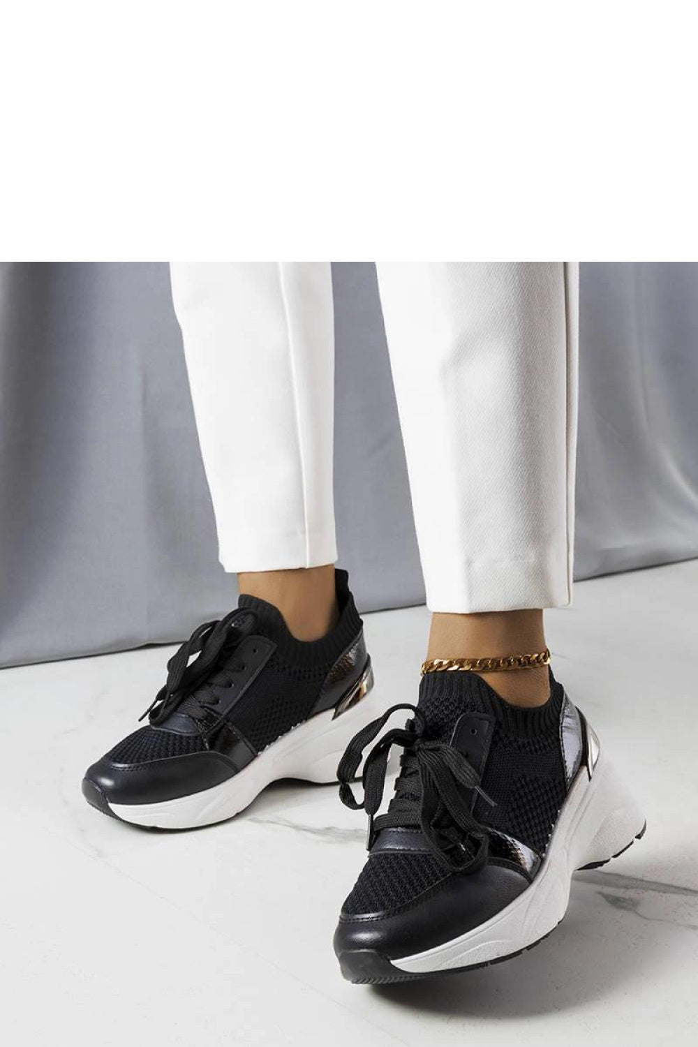 Baskets femme Solea À Plateforme À — noir