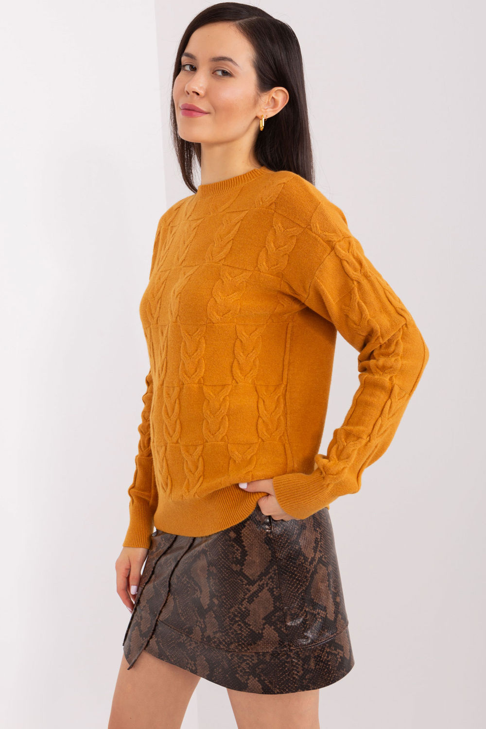 Pull femme AT Chandail Chandail — jaune