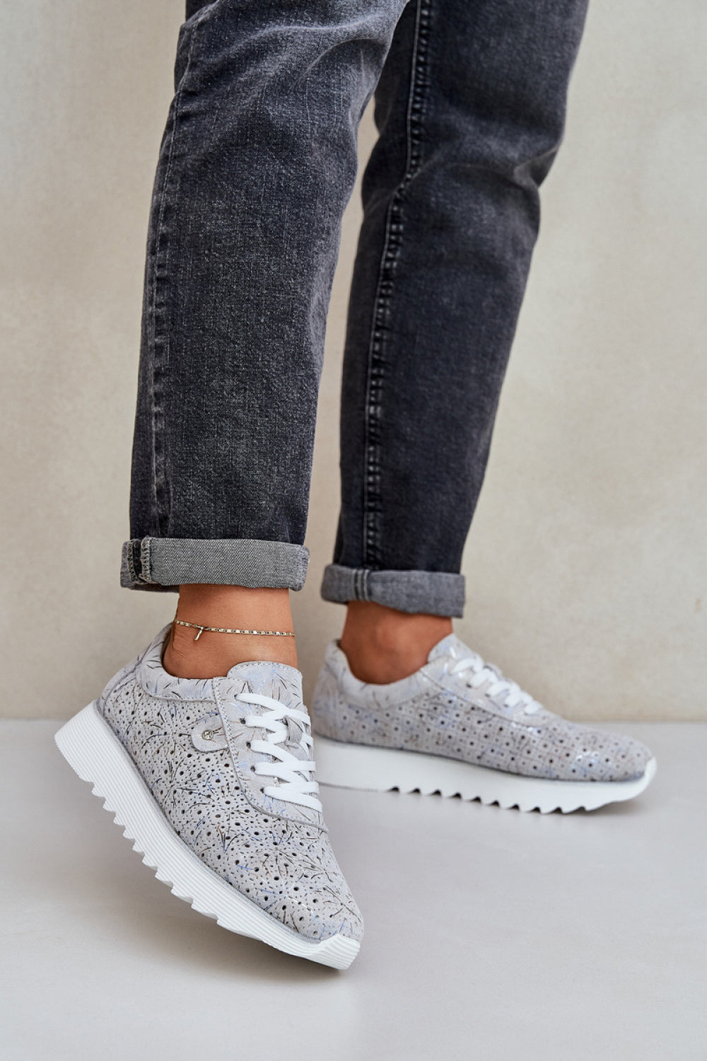 Baskets femme Step in style À Plateforme À — gris