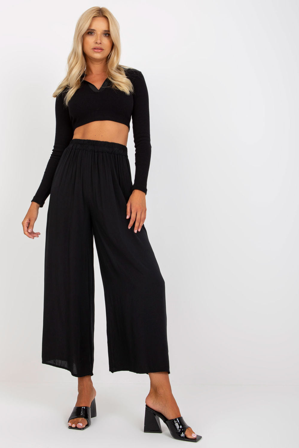 Chaussures à talons femme Och Bella Pantalon Pantalon — noir